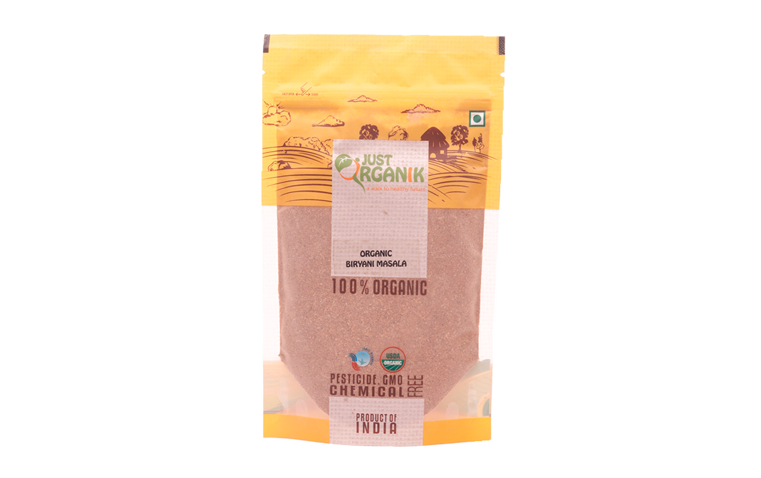 Just Organik Organic Biryani Masala   Pack  100 grams